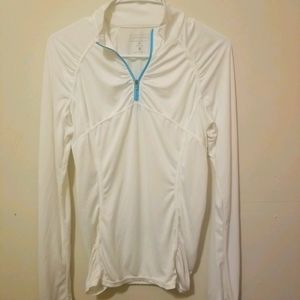 Athleta Athletic long sleeve top white size XS